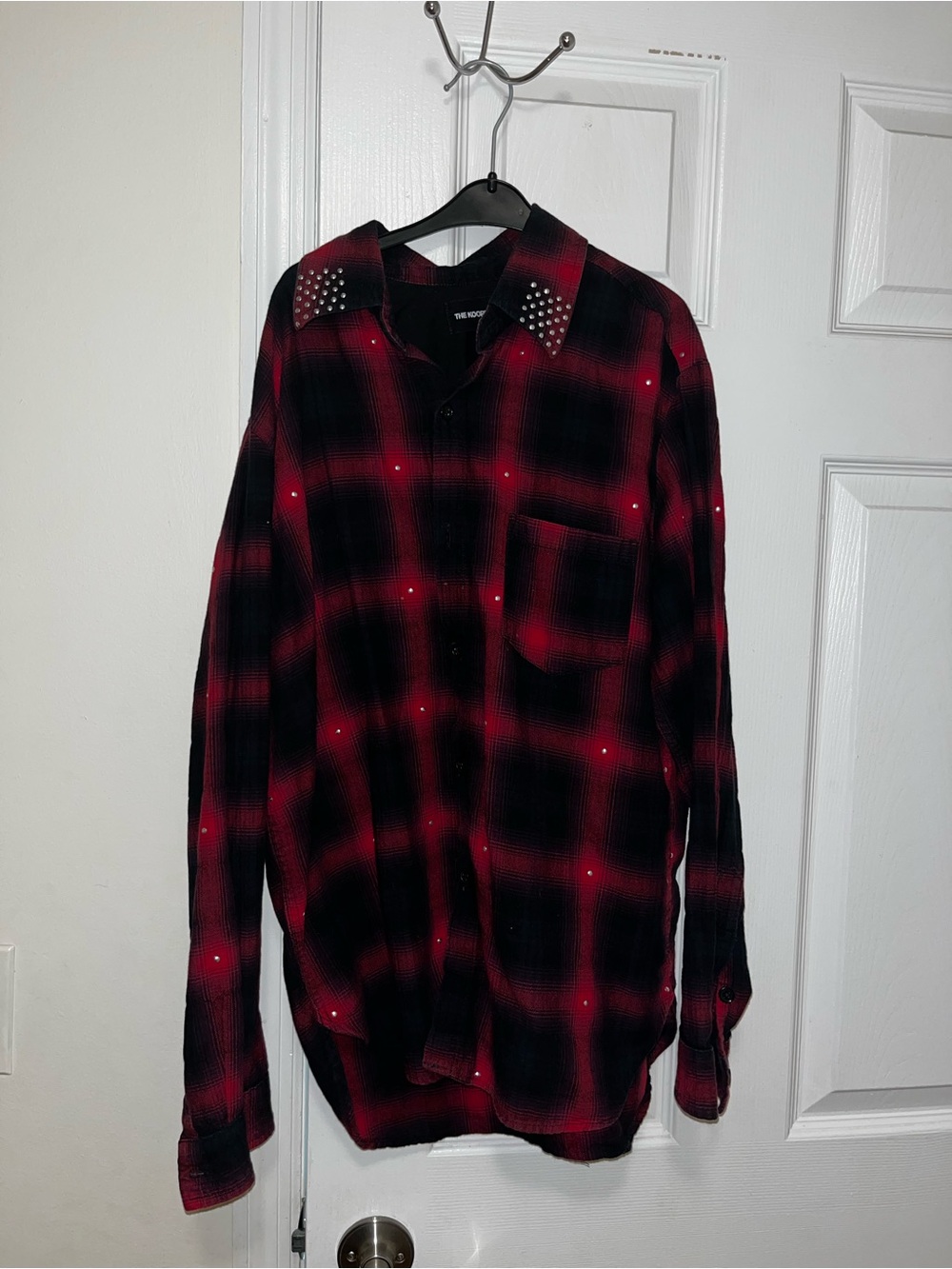 The Kooples Red & Black Plaid Shirt